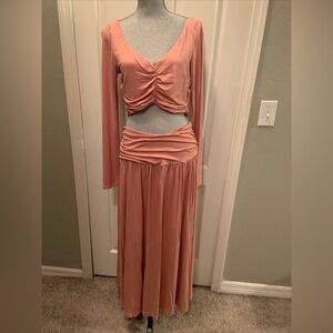 Free people beach ladies 2 piece outfit size large